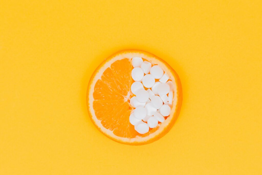 vitamin c wiht orange